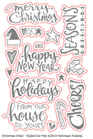 Christmas Cheer - Digital Cut File