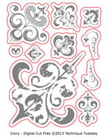 Irony - Digital Cut Files