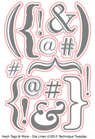 Hash Tags & More - Digital Cut Files