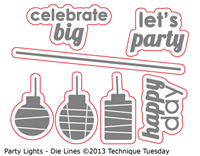 Party Lights - Digital Cut Files