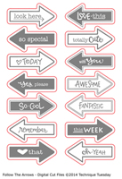 Follow The Arrows - Digital Cut Files