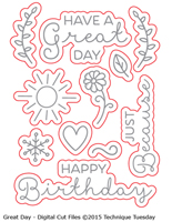 Great Day - Digital Cut Files