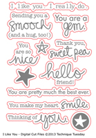 I Like You - Digital Cut File