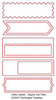Little Labels - Digital Cut Files