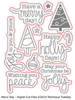 Merry Day - Digital Cut Files