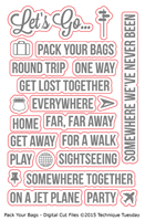 Pack Your Bags - Digital Cut Files