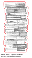 Pallet Wall - Digital Cut File