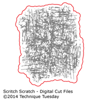 Scritch Scratch - Digital Cut File
