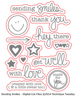 Sending Smiles - Digital Cut Files