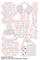 Umpteenth Birthday - Digital Cut Files
