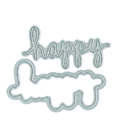 Say It - Happy - DIY Steel Die