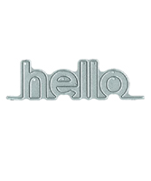 Straight Talk - Hello - DIY Steel Die