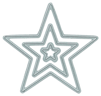 Nested Stars - DIY Steel Die