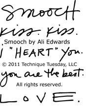 Smooch by Ali Edwards