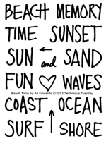 Beach Time by Ali Edwards