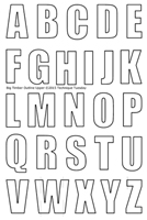 Big Timber Outline Uppercase
