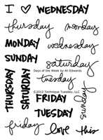 Days of the Week by Ali Edwards