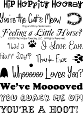 Dog & Pony Sentiments