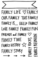 Family Banners by Ali Edwards