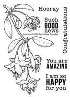 Fuschia - Greenhouse Society Stamps - April 2016