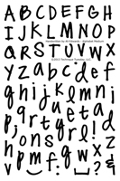 Handwritten by Ali Edwards, Alphabet Medium