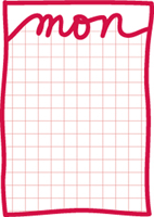Hello Days by Ali Edwards - Story Cards - Red <s>$4.99</s>