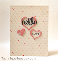 Hello Love Card