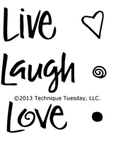 Live Laugh Love by Lori Vliegen