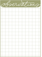 Observations by Ali Edwards - Story Cards - Green <s>$4.99</s>