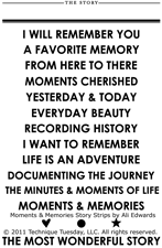 Studio AE - Moments and Memories Story Strips by Ali Edwards - February 2011