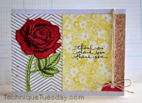 Thank You Rose Card