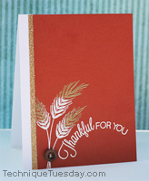 Thankful For You Card