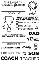 World's Greatest Award