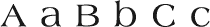 Main Street Alphabet Small