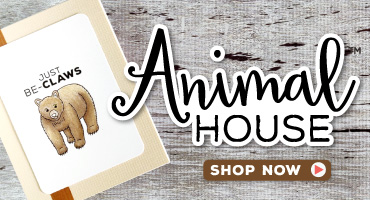 Animal House stamp sets and matching crafting dies are great for card making and all your paper crafting needs. See the whole collection here.