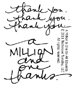A Million and One Stamp Set by Ali Edwards