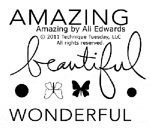 Amazing Stamp Set by Ali Edwards