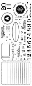December Daily Stamp Set 2011 by Ali Edwards