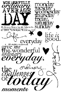 Ordinary Days Stamp Set by Ali Edwards