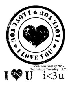 I Love You Seal Stamp Set