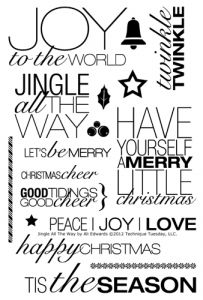 Jingle All The Way Stamp Set by Ali Edwards