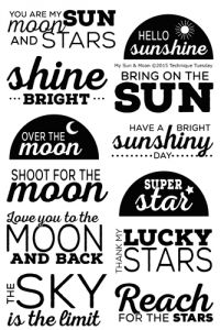 My Sun & Moon Stamp Set