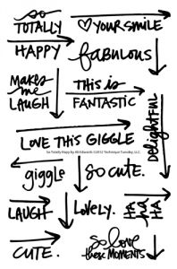 So Totally Happy Clear Stamps by Ali Edwards