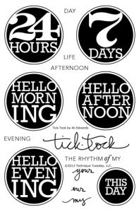 Tick Tock - Stamp Set by Ali Edwards