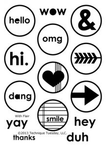 With Flair Stamp Set