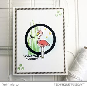 What The Flock Handmade Card