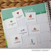 Holiday Planner Tabs