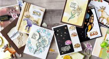 See all the cardmaking, scrapbooking and paper crafting supplies.  Featuring clear stamps and crafting dies.