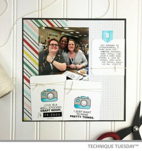 Craft Room And Friends Scrapbook Page