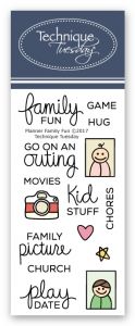 Planner Family Fun Stamp Set
